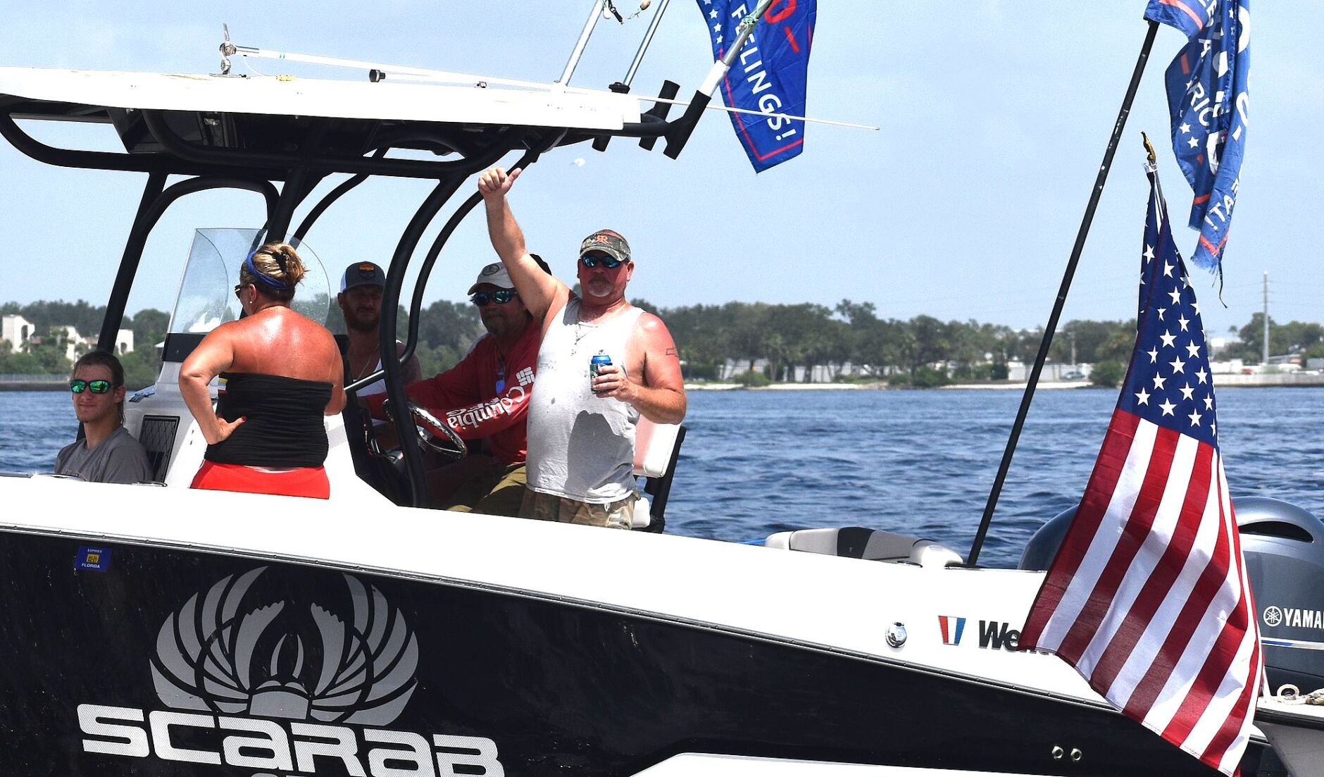 Sunday President Trump boat parade in Charlotte Harbor